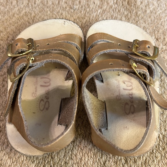 Sun-San Sea Wee Salt Water Sandals in Gold - Picture 2 of 6